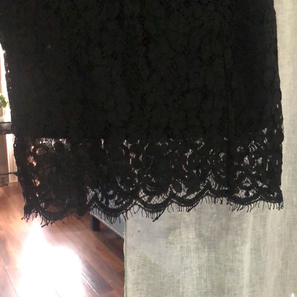 Black Lace Strap Dress - Picture 2 of 8